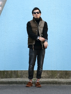 n@oyaさん(メンズ・174cm)の秋コーディネート