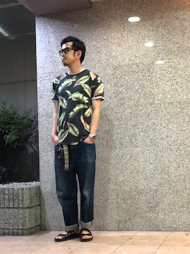 n@oyaさん（メンズ・174cm）の夏コーディネート