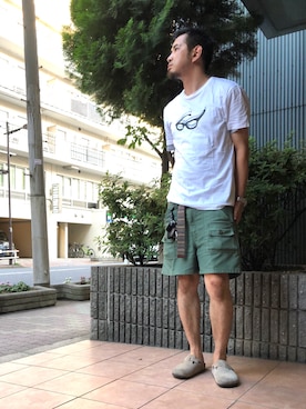 「VIKTOR&ROLF（ヴィクター&ロルフ）のアイテム（トップス）」を使った、n@oyaさん（メンズ・174cm）の夏コーディネート