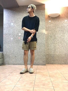 「BALANCE&HARMONY（バランスアンドハーモニー）のアイテム」を使った、n@oyaさん（メンズ・174cm）の夏コーディネート