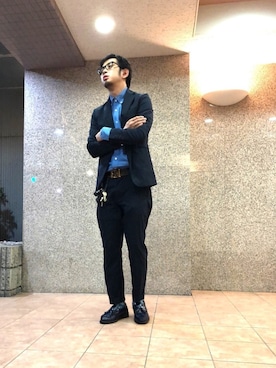 n@oyaさん（メンズ・174cm）の秋コーディネート