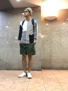 n@oyaさん（メンズ・174cm）の秋コーディネート