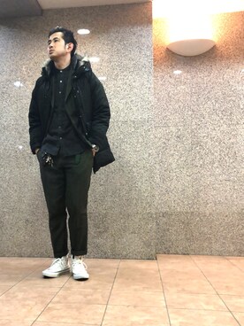 n@oyaさん(メンズ・174cm)の冬コーディネート