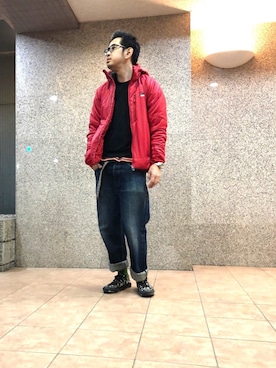 「SALEWA（サレワ）のアイテム」を使った、n@oyaさん（メンズ・174cm）の春コーディネート