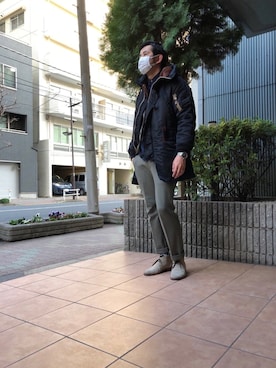 「GB SKINS（ジービースキンズ）のアイテム」を使った、n@oyaさん（メンズ・174cm）の春コーディネート