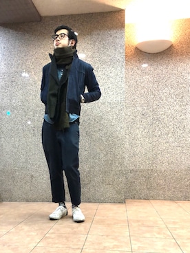 n@oyaさん（メンズ・174cm）の春コーディネート