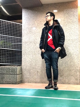 「GB SKINS（ジービースキンズ）のアイテム」を使った、n@oyaさん（メンズ・174cm）の春コーディネート