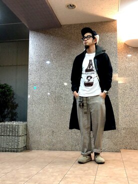 「OAXACA（オアハカ）のアイテム」を使った、n@oyaさん（メンズ・174cm）の秋コーディネート