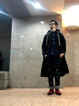 「BALANCE&HARMONY（バランスアンドハーモニー）のアイテム」を使った、n@oyaさん（メンズ・174cm）の春コーディネート