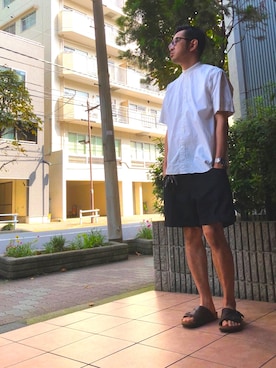 n@oyaさん（メンズ・174cm）の夏コーディネート