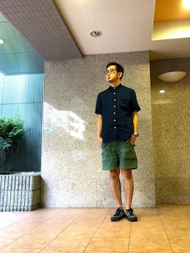 n@oyaさん(メンズ・174cm)の夏コーディネート