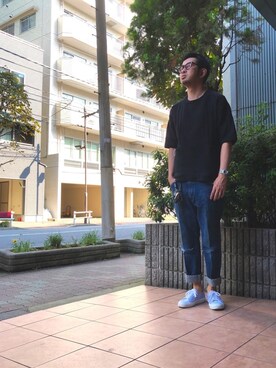 n@oyaさん（メンズ・174cm）の夏コーディネート