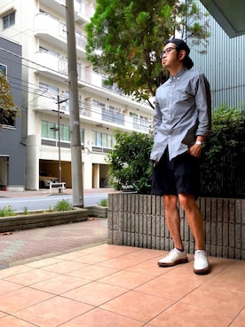 「HiLDK（ハイエルディーケー）のアイテム」を使った、n@oyaさん（メンズ・174cm）の秋コーディネート