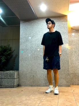 「HiLDK（ハイエルディーケー）のアイテム」を使った、n@oyaさん（メンズ・174cm）の秋コーディネート