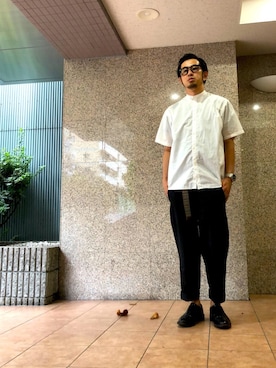 「Mr. BATHING APE（ミスターベイシングエイプ）のアイテム」を使った、n@oyaさん（メンズ・174cm）の秋コーディネート