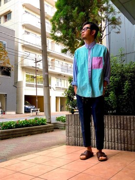 n@oyaさん（メンズ・174cm）の秋コーディネート