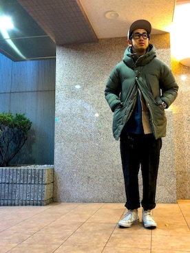 「Journal Standard TRISECT（トライセクト）のアイテム（トップス）」を使った、n@oyaさん（メンズ・174cm）の冬コーディネート