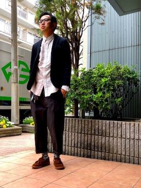 n@oyaさん（メンズ・174cm）の春コーディネート