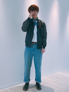 「Levi's（リーバイス）のアイテム（財布/小物）」を使った、しゅんさん（メンズ・171cm）の秋コーディネート