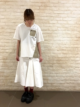 「AVIREX（アヴィレックス）のアイテム（チュニック）」を使った、ｍａｙｕｋｏさん（レディース・165cm）の春コーディネート
