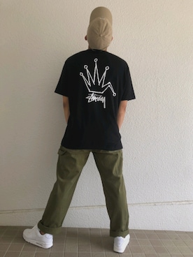 「アイテム（その他パンツ）」を使った、ころろさん（メンズ・177cm）の夏コーディネート