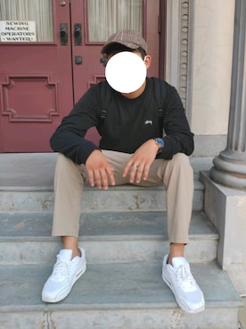 「stussy」｜ころろさん（メンズ・177cm）の秋コーディネート