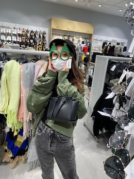 「H&M（エイチ・アンド・エム）のアイテム（キャスケット）」を使った、yoonさん（レディース・155cm）の冬コーディネート