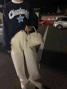 「ZARA（ザラ）のアイテム（ハンドバッグ）」を使った、yoonさん（レディース・155cm）の春コーディネート