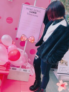 「SPINNS（スピンズ）のアイテム（その他アウター）」を使った、Ｎａｎａさん（レディース・148cm）の春コーディネート