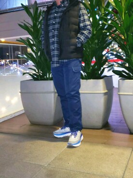 「おとなコーデ」｜「アイテム（カーゴパンツ）」を使った、しゅんマルさん（メンズ・172cm）の秋コーディネート