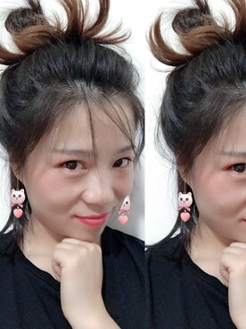 「sandro（サンドロ）のアイテム（トップス）」を使った、徐大人さん（レディース・155cm）の秋コーディネート