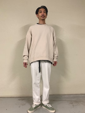 「URBAN RESEARCH（アーバンリサーチ）のアイテム（チノパンツ）」を使った、You.kさん（メンズ・175cm）の春コーディネート