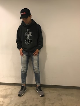 「surt（サート）のアイテム（帽子）」を使った、kantaさん（メンズ・165cm）の秋コーディネート