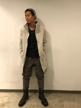 「OURET（オーレット）のアイテム（ジャケット/アウター）」を使った、kantaさん（メンズ・165cm）の秋コーディネート