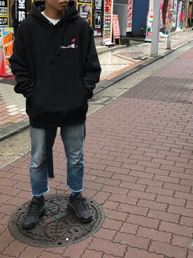 「AKOMPLICE（アコンプライス）のアイテム」を使った、kantaさん（メンズ・165cm）の秋コーディネート