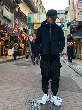 「TAVERNITI SO JEANS（タヴァニティソージーンズ）のアイテム」を使った、kantaさん（メンズ・165cm）の冬コーディネート