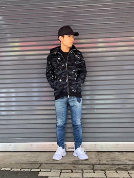 「TAVERNITI SO JEANS（タヴァニティソージーンズ）のアイテム」を使った、kantaさん（メンズ・165cm）の春コーディネート