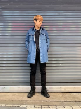 「surt（サート）のアイテム（トップス）」を使った、kantaさん（メンズ・165cm）の春コーディネート