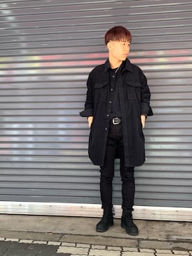 「surt（サート）のアイテム（トップス）」を使った、kantaさん（メンズ・165cm）の春コーディネート