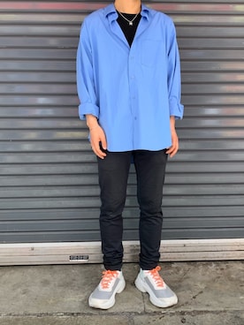 「SOLIDO（ソリード）のアイテム（パンツ）」を使った、kantaさん（メンズ・165cm）の夏コーディネート