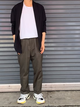 「ON THE TURF（オンザターフ）のアイテム」を使った、kantaさん（メンズ・165cm）の夏コーディネート