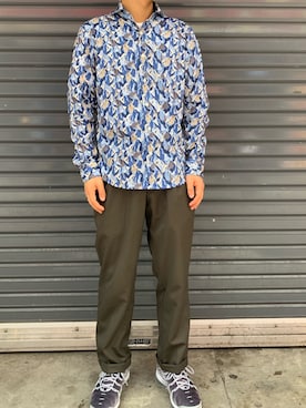 「ON THE TURF（オンザターフ）のアイテム」を使った、kantaさん（メンズ・165cm）の夏コーディネート