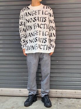 「maxsix（マックスシックス）のアイテム（パンツ）」を使った、kantaさん（メンズ・165cm）の夏コーディネート