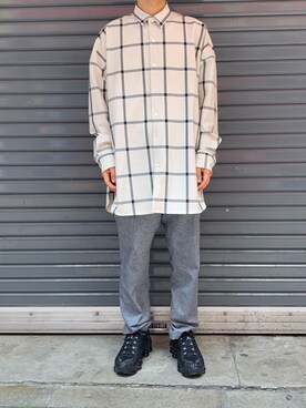 「maxsix（マックスシックス）のアイテム（パンツ）」を使った、kantaさん（メンズ・165cm）の夏コーディネート