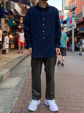 「ON THE TURF（オンザターフ）のアイテム」を使った、kantaさん（メンズ・165cm）の夏コーディネート