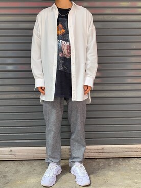 「maxsix（マックスシックス）のアイテム（パンツ）」を使った、kantaさん（メンズ・165cm）の秋コーディネート