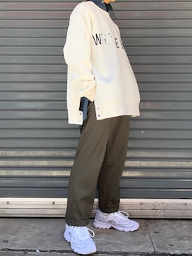 「ON THE TURF（オンザターフ）のアイテム」を使った、kantaさん（メンズ・165cm）の秋コーディネート