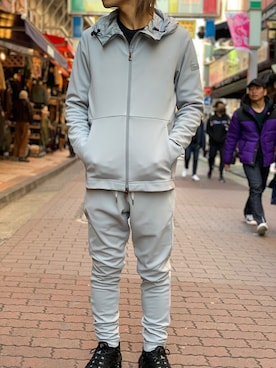 「TATRAS（タトラス）のアイテム（パンツ）」を使った、kantaさん（メンズ・165cm）の冬コーディネート