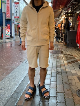 「YANUK（ヤヌーク）のアイテム（パンツ）」を使った、kantaさん（メンズ・165cm）の春コーディネート