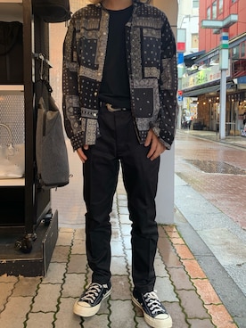 「ON THE TURF（オンザターフ）のアイテム」を使った、kantaさん（メンズ・165cm）の夏コーディネート